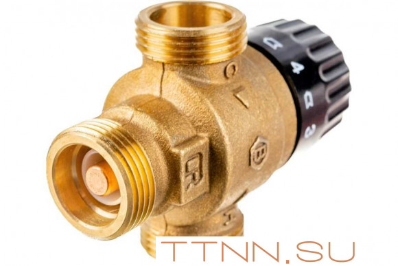 Смесительный клапан STOUT 3/4 НР 30-65°С KV 1,8