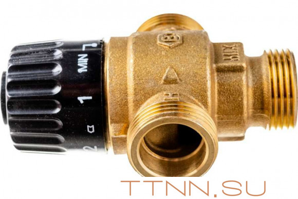 Смесительный клапан STOUT 3/4 НР 30-65°С KV 1,8