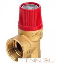 Клапан предохранительный Wester 1/2" 3бар с отв.1/4" Клапан предохранительный Wester 1/2" 3бар с отв.1/4"