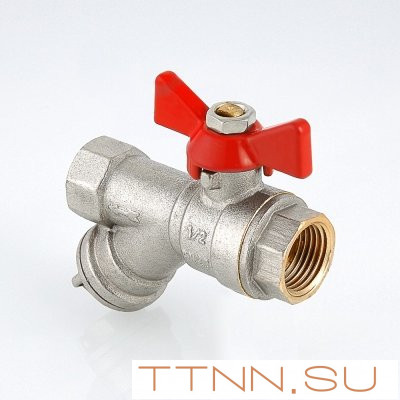 Кран шаровый с фильтром Valtec 1/2 VT.293 FF