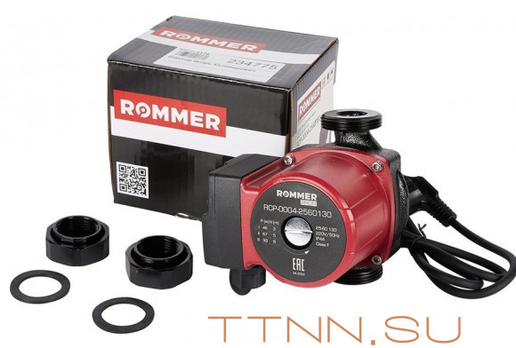 Насос для отопления Rommer Profi 25/60-130 Насос для отопления Rommer Profi 25/60-130