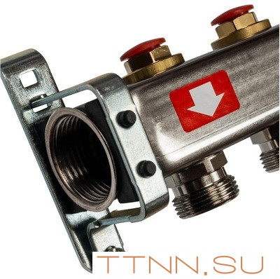 Коллектор с запорными клапанами STOUT SMS-0932-000006