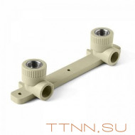 Угольник комбинированный с креплением с внутренней резьбой двойной Pro Aqua 20-1/2 Угольник комбинированный с креплением с внутренней резьбой двойной Pro Aqua 20-1/2