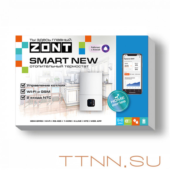 Контроллер ZONT SMART new GSM WIFI Контроллер ZONT SMART new GSM WIFI