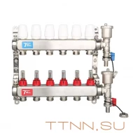 Коллекторная группа с расходомерами Vieir 8 выходов (НЕРЖ) VR113-08A Коллекторная группа с расходомерами Vieir 8 выходов (НЕРЖ) VR113-08A