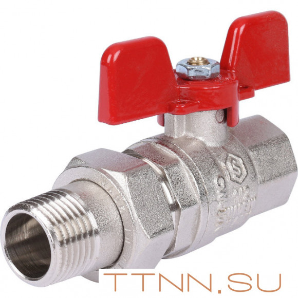 Кран шаровой с накидной гайкой STOUT 1/2 SVB-1007-000015 Кран шаровой с накидной гайкой STOUT 1/2 SVB-1007-000015