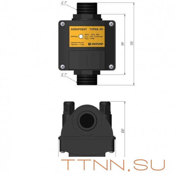 Блок управления насосами Unipump ТУРБИ-М2 (3,0-4,5 бар)