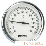 Термометр биметаллический с погружной гильзой Watts F+R801 (T) 80/75 Термометр биметаллический с погружной гильзой Watts F+R801 (T) 80/75