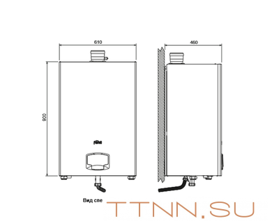 Настенный газовый котел Ferroli FORCE W 80 (0MDSCAWA) Настенный газовый котел Ferroli FORCE W 80 (0MDSCAWA)