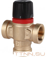 Смесительный клапан Rommer 3/4" ВР 20-43°С KV 1,6 (RVM-0111-164320) боковое смешивание Смесительный клапан Rommer 3/4" ВР 20-43°С KV 1,6 (RVM-0111-164320) боковое смешивание