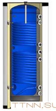 Бойлер косвенного нагрева с двумя змеевиками ЭВАН WBС-HT-800 Бойлер косвенного нагрева с двумя змеевиками ЭВАН WBС-HT-800