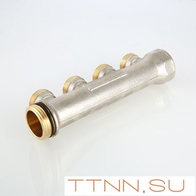 Коллектор Valtec 4 выхода х1" х евроконус 3/4 VTc.500 NE