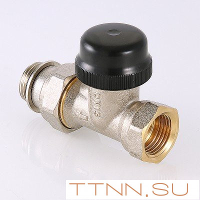 Клапан термостатический для радиатора прямой с преднастройкой Valtec 3/4 VT.038.N.05 Клапан термостатический для радиатора прямой с преднастройкой Valtec 3/4 VT.038.N.05