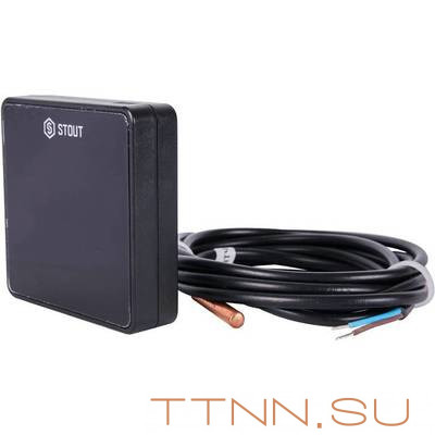 Температурный датчик STOUT C-8f, черный Температурный датчик STOUT C-8f, черный