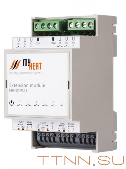 Симисторный блок расширения MY HEAT RL6S (6292) Симисторный блок расширения MY HEAT RL6S (6292)