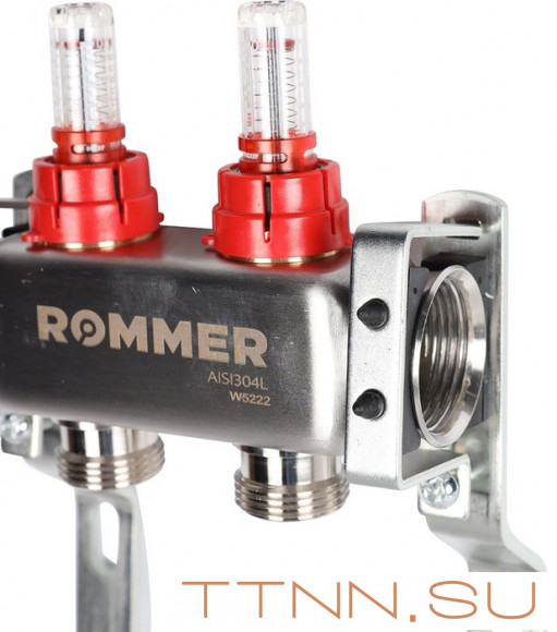 Для отопления Rommer 1"/3/4"x2 с расходомерами (RMS-1200-000002) Для отопления Rommer 1"/3/4"x2 с расходомерами (RMS-1200-000002)