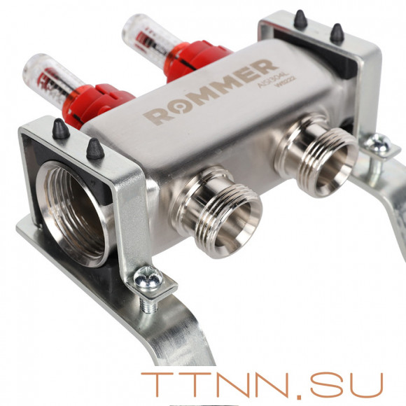 Для отопления Rommer 1"/3/4"x2 с расходомерами (RMS-1200-000002) Для отопления Rommer 1"/3/4"x2 с расходомерами (RMS-1200-000002)