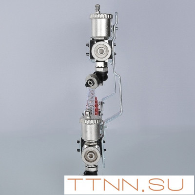 Для отопления VALTEC 1"х11 вых. Евроконус 3/4" с расходомерами в сборе