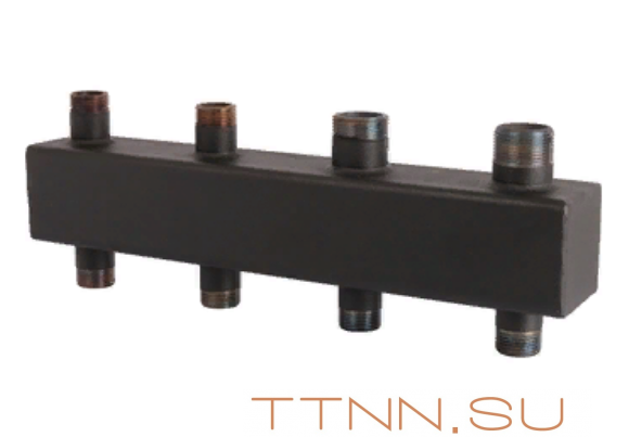 Стальной распределительный коллектор Rommer 2(3) 1х11/4 Стальной распределительный коллектор Rommer 2(3) 1х11/4