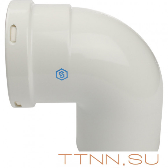 Отвод STOUT 90° DN 80 для раздельного дымохода Отвод STOUT 90° DN 80 для раздельного дымохода