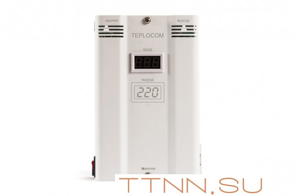 Стабилизатор напряжения Teplocom ST-600 INVERTOR Стабилизатор напряжения Teplocom ST-600 INVERTOR