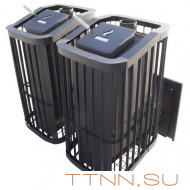 Печь Варвара Терма "Каменка" Мини с контуром, укороченная топка Печь Варвара Терма "Каменка" Мини с контуром, укороченная топка