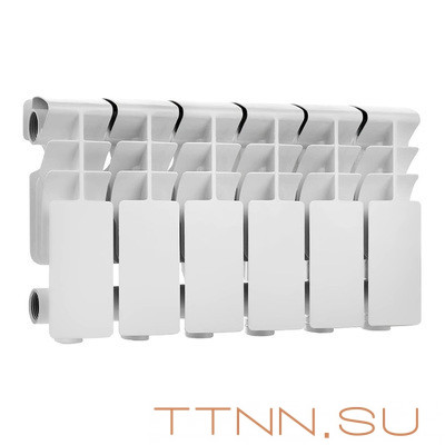 Алюминиевый радиатор Rommer Plus 200 6 секций Алюминиевый радиатор Rommer Plus 200 6 секций