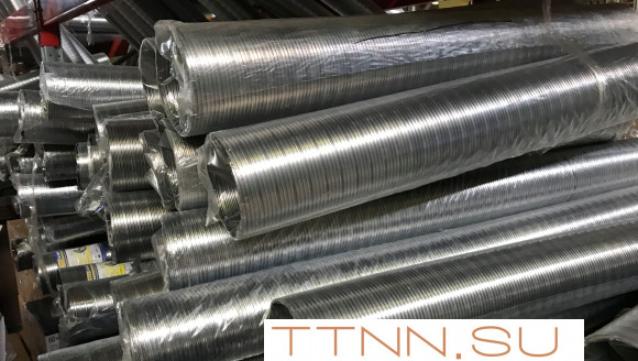 Газоход гофрированный d 80 мм (1м) из нержавеющей стали Газоход гофрированный d 80 мм (1м) из нержавеющей стали