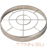 Решетка STOUT из нержавеющей стали DN80 для воздухоподводящей трубы