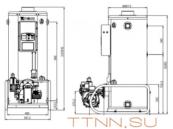 Напольный газовый котел Navien 735GTD
