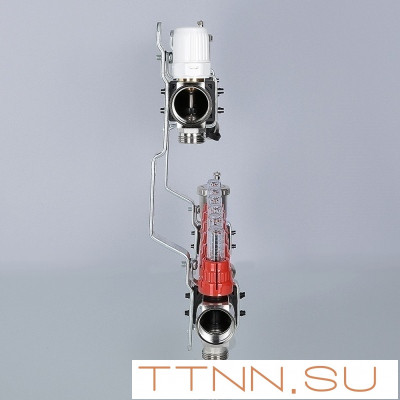 Для отопления VALTEC 1"х9 вых. Евроконус 3/4" с расходомерами в сборе