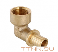 Угольник аксиальный Valtec 20х1/2 VTm.452.BG.002004 с переходом на внутреннюю резьбу