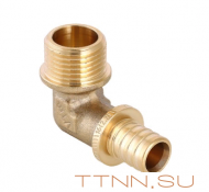 Угольник аксиальный Valtec 20х1/2 VTm.453.BG.002004 с переходом на наружную резьбу