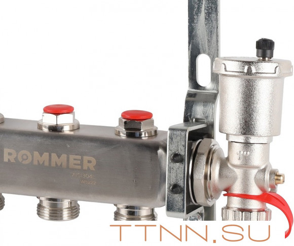 Для отопления Rommer 1"/3/4"x6 с запорными клапанами (RMS-3210-000006) Для отопления Rommer 1"/3/4"x6 с запорными клапанами (RMS-3210-000006)