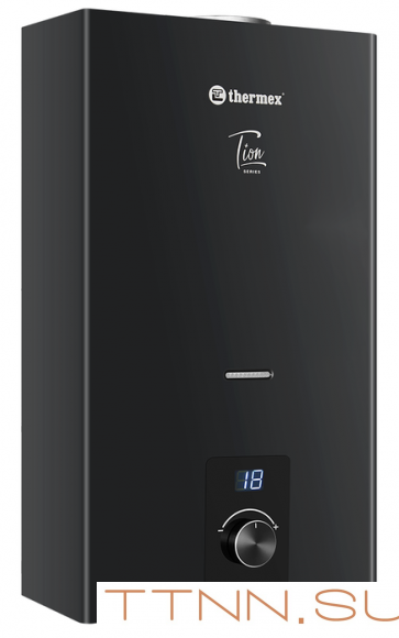 Газовый проточный водонагреватель Thermex T 20 D (Black) Газовый проточный водонагреватель Thermex T 20 D (Black)