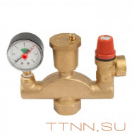 Группа безопасности котла Unipump 1" - 1/2" Группа безопасности котла Unipump 1" - 1/2"