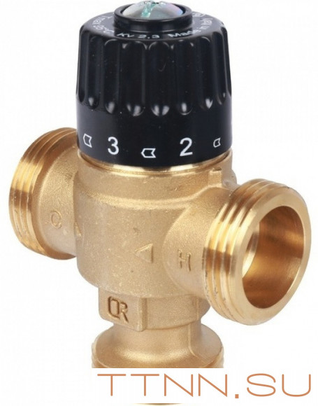 Смесительный клапан STOUT 1 1/4 НР 30-65°С KV 3,5 Смесительный клапан STOUT 1 1/4 НР 30-65°С KV 3,5