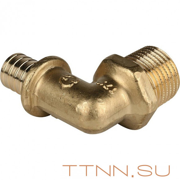 Угольник-переходник с наружной резьбой 16xR 1/2" для труб из сшитого полиэтилена