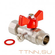 Кран для подключения манометра 1/2"наружная - 1/2"внутренняя Valtec VT.806.N.0404 Кран для подключения манометра 1/2"наружная - 1/2"внутренняя Valtec VT.806.N.0404