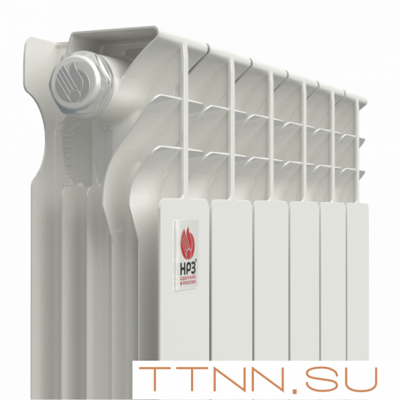 Алюминиевый радиатор НРЗ ЛЮКС 500/100 4 секции Алюминиевый радиатор НРЗ ЛЮКС 500/100 4 секции