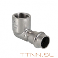 Угольник из нержавеющей стали 90 градусов Valtec 22х1/2 Угольник из нержавеющей стали 90 градусов Valtec 22х1/2