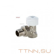 Клапан термостатический для радиатора угловой 1/2" Клапан термостатический для радиатора угловой 1/2"