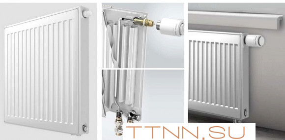 Стальной панельный радиатор Тип 33 Royal Thermo VENTIL COMPACT VC33-450-600 RAL9016 Стальной панельный радиатор Тип 33 Royal Thermo VENTIL COMPACT VC33-450-600 RAL9016