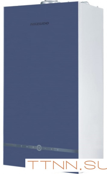 Настенный газовый котел MIZUDO M24Т OpenTherm голубая панель управления Настенный газовый котел MIZUDO M24Т OpenTherm голубая панель управления